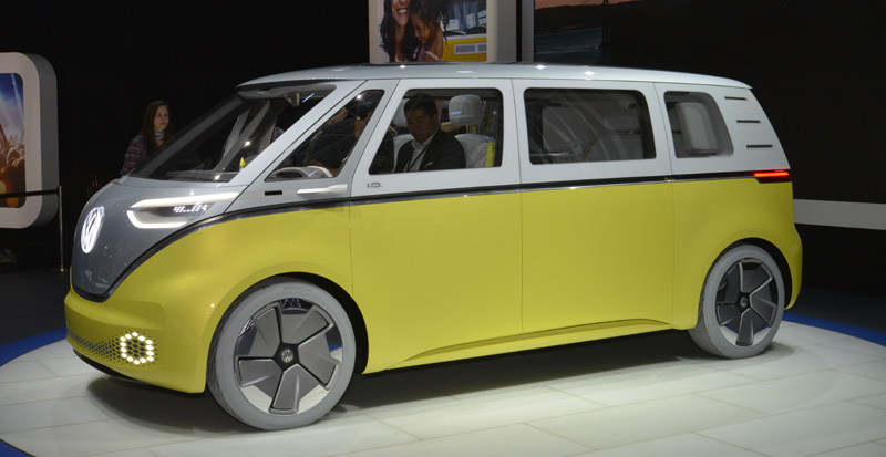 Volkswagen I.D. BUZZ Pure Electric Concept 2017 
